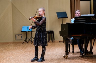 Koncert sólistů v sále na Konzervatoři Brno